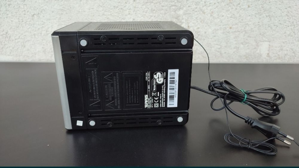 radio stereo cu ceas cd terris 234 fm bucatarie alarma bass joc copii