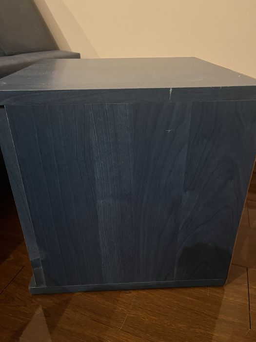 Set comoda si doua noptiere albastre