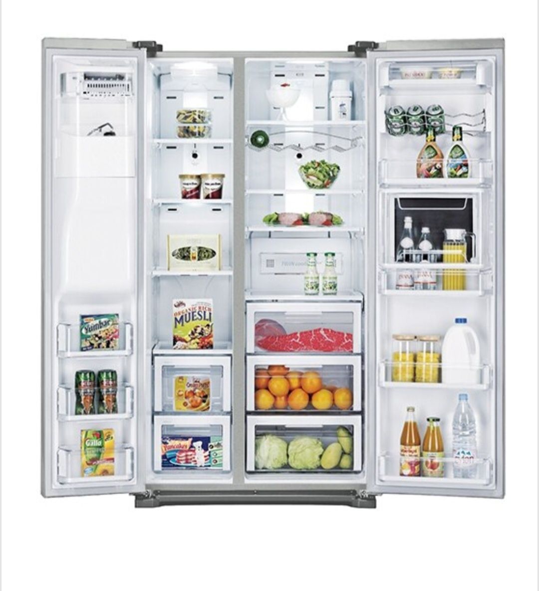 Side by side Full No Frost Samsung RSG5PURS,minibar,capacitate 641 l