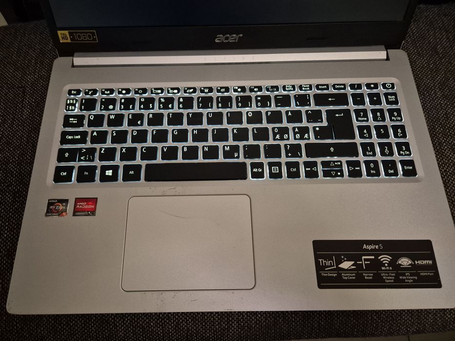 vand laptop Acer Aspire 515.15.6"FH.Ryzen 5 5500.8 Gb.Ssd 256 Gb