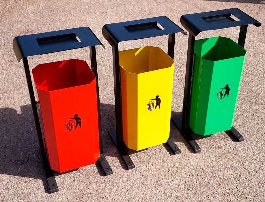 Уличные урны от 1-местных до 3-местных  надёжные и прочные