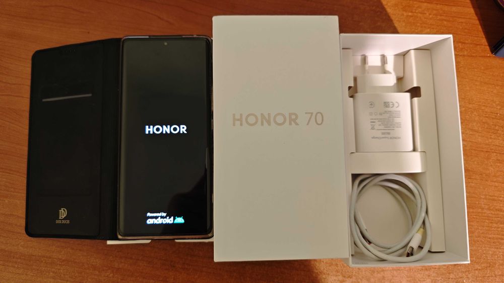 Telefon Honor 70, Dual SIM, 8GB RAM, 256GB, 5G, Crystal Silver