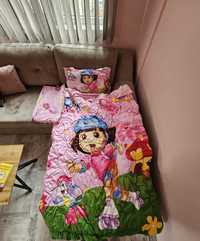 Детски спален комплект чаршафи с олекотена завивка