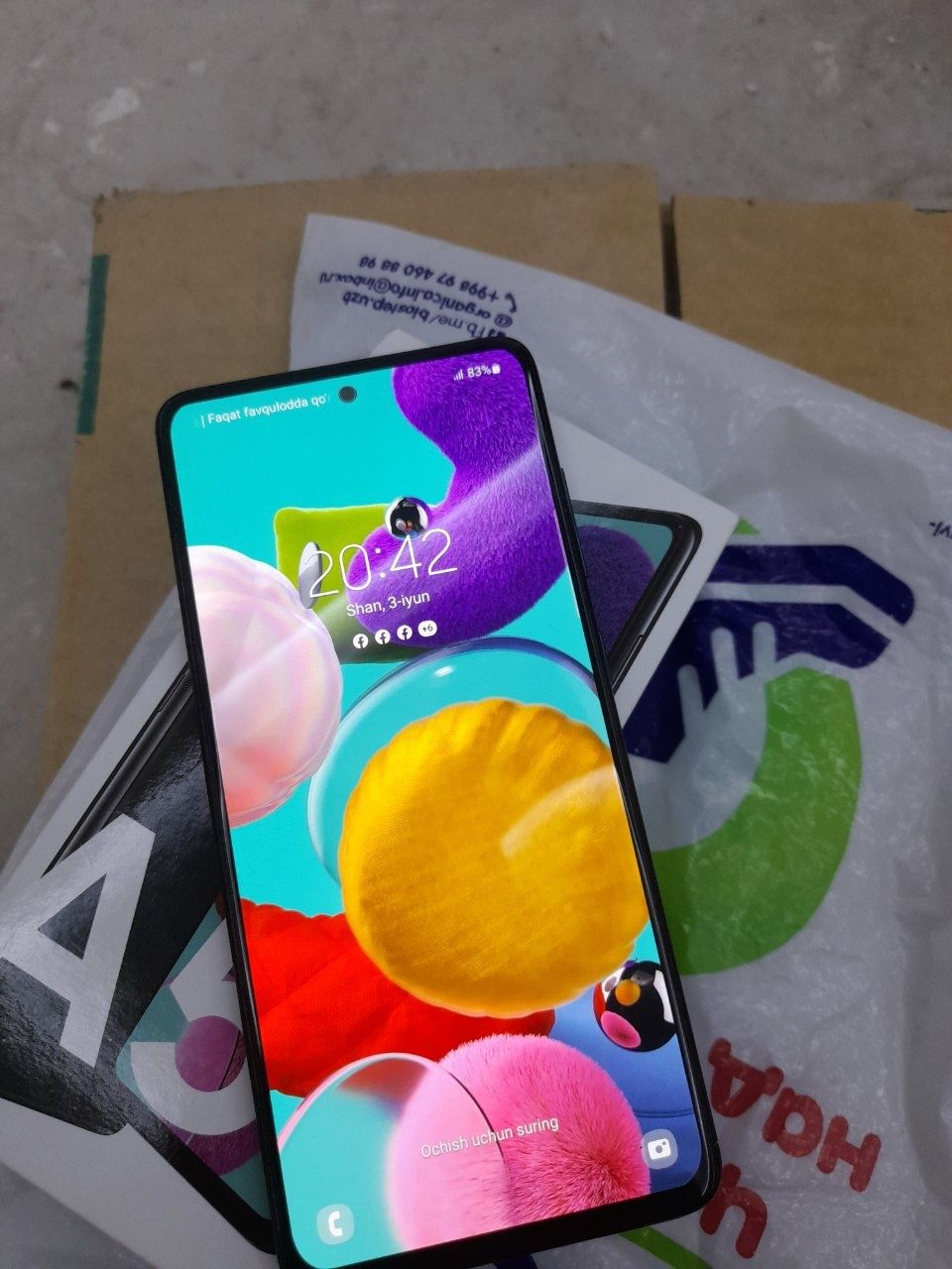 Samsung a21S bilan Samsung a 51 sotiladi