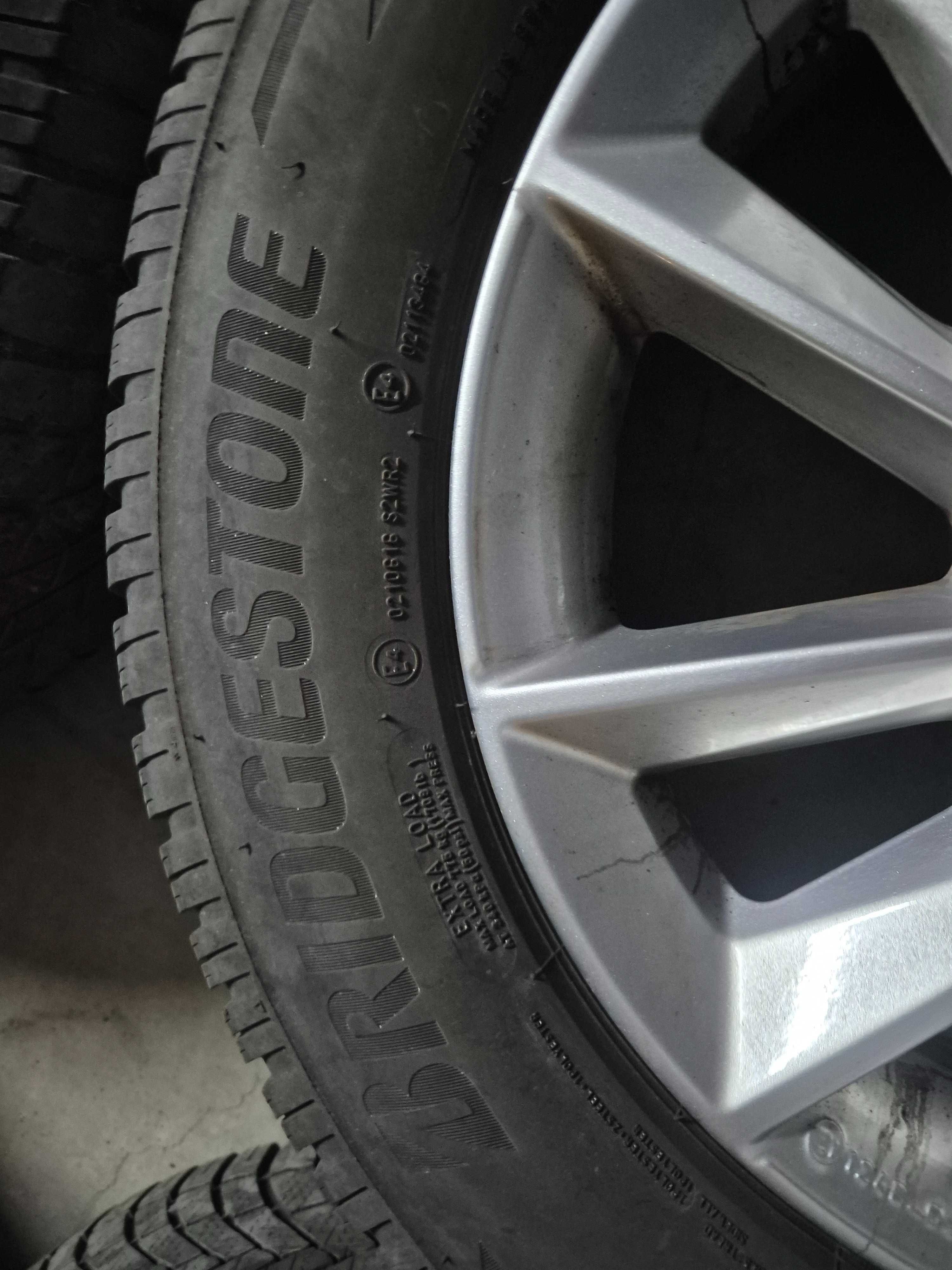 Немски алуминиеви джанти BORBET 16" Vw Audi Skoda Seat със зимни гуми