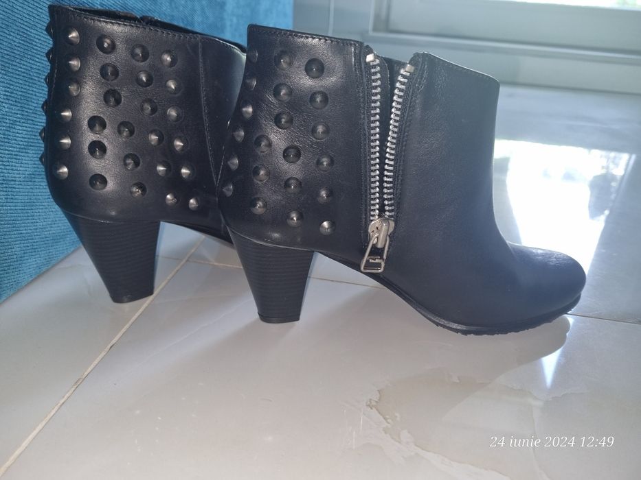 Botine damă,piele naturală