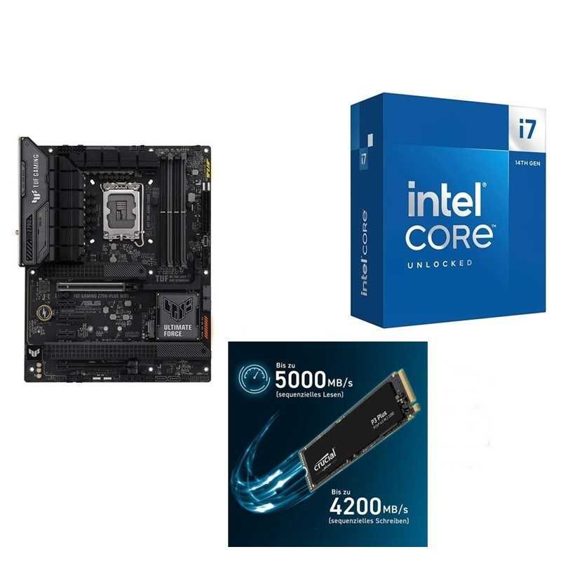 Kit Procesor i7 14700+TUF GAMING Z790-PLUS WIFI DDR5+2TB SSD M.2