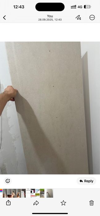 Placa RIGIPS - 200cm - pret 25 lei