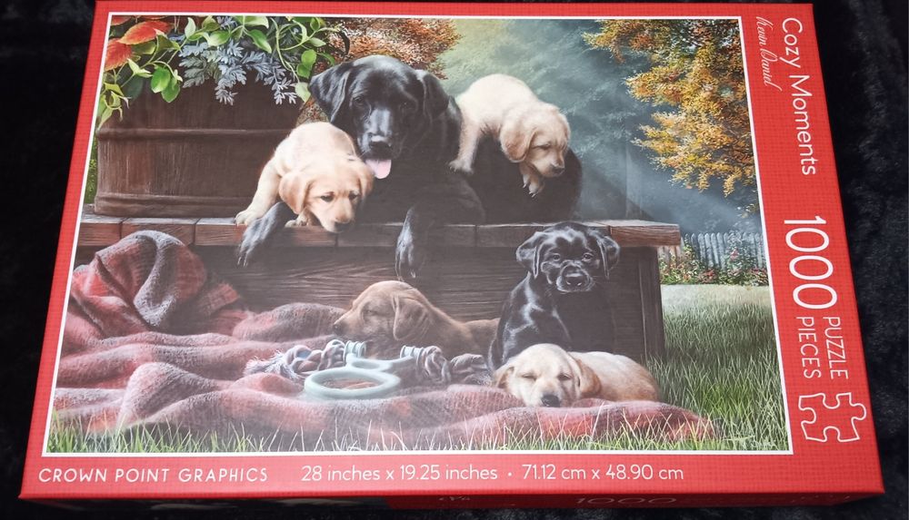 Пъзел 1000 части с кученца