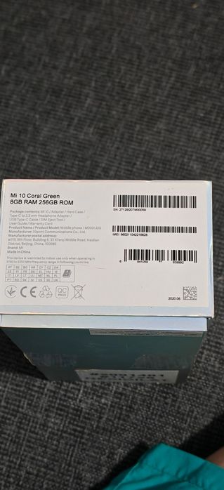 Vând Xiaomi Mi 10 Coral Green 5G
