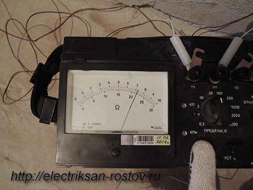Измерение сопротивление контура заземления и лабаратория трансформатор