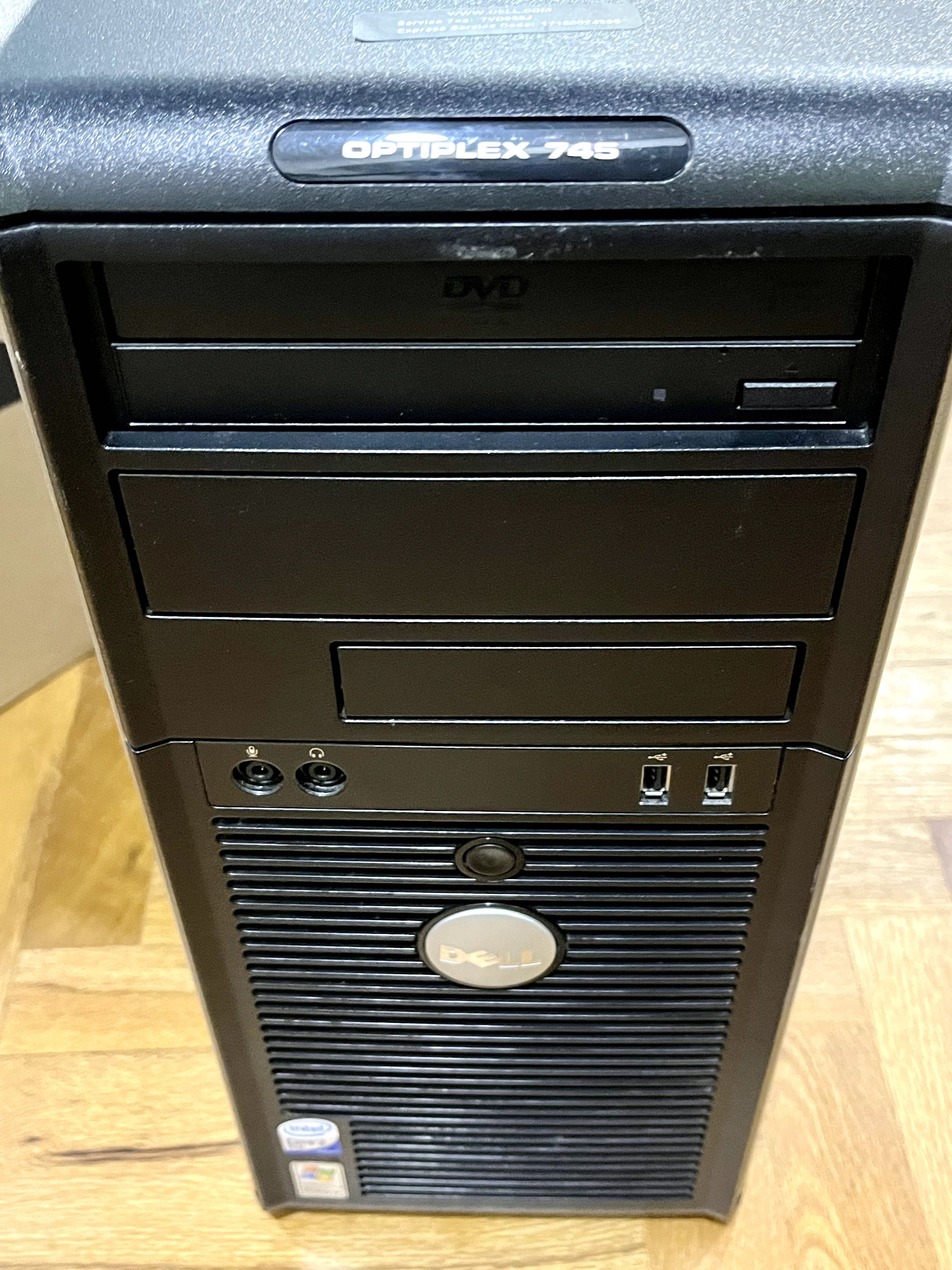 Настолен компютър Dell Optiplex 745 - Core2Duo 1860MHz, 4GB RAM, 250GB