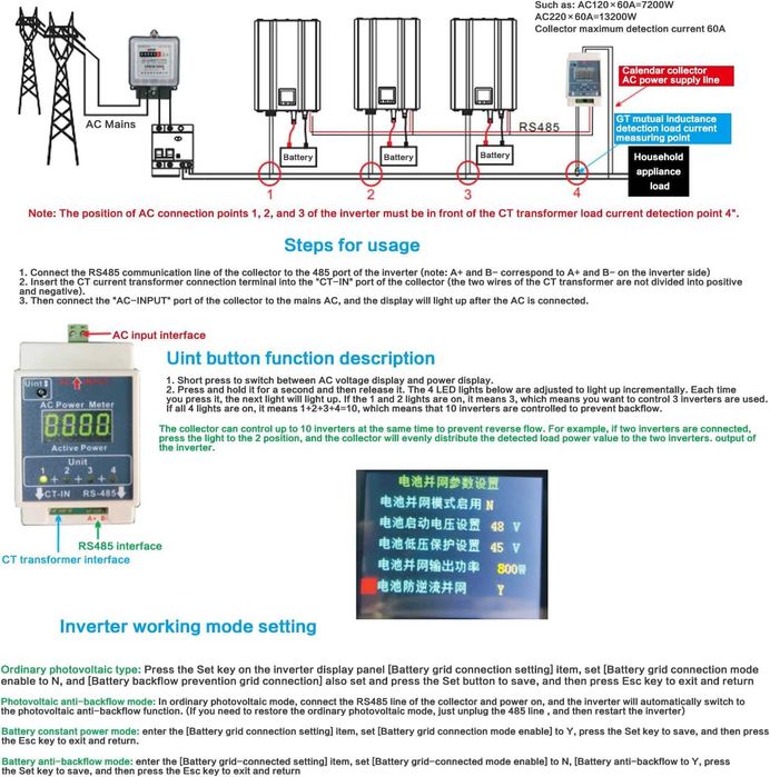 Invertor Solar Sinus Pur WiFi, MPPT 24V si 1000W , REDUS de la 1350RON