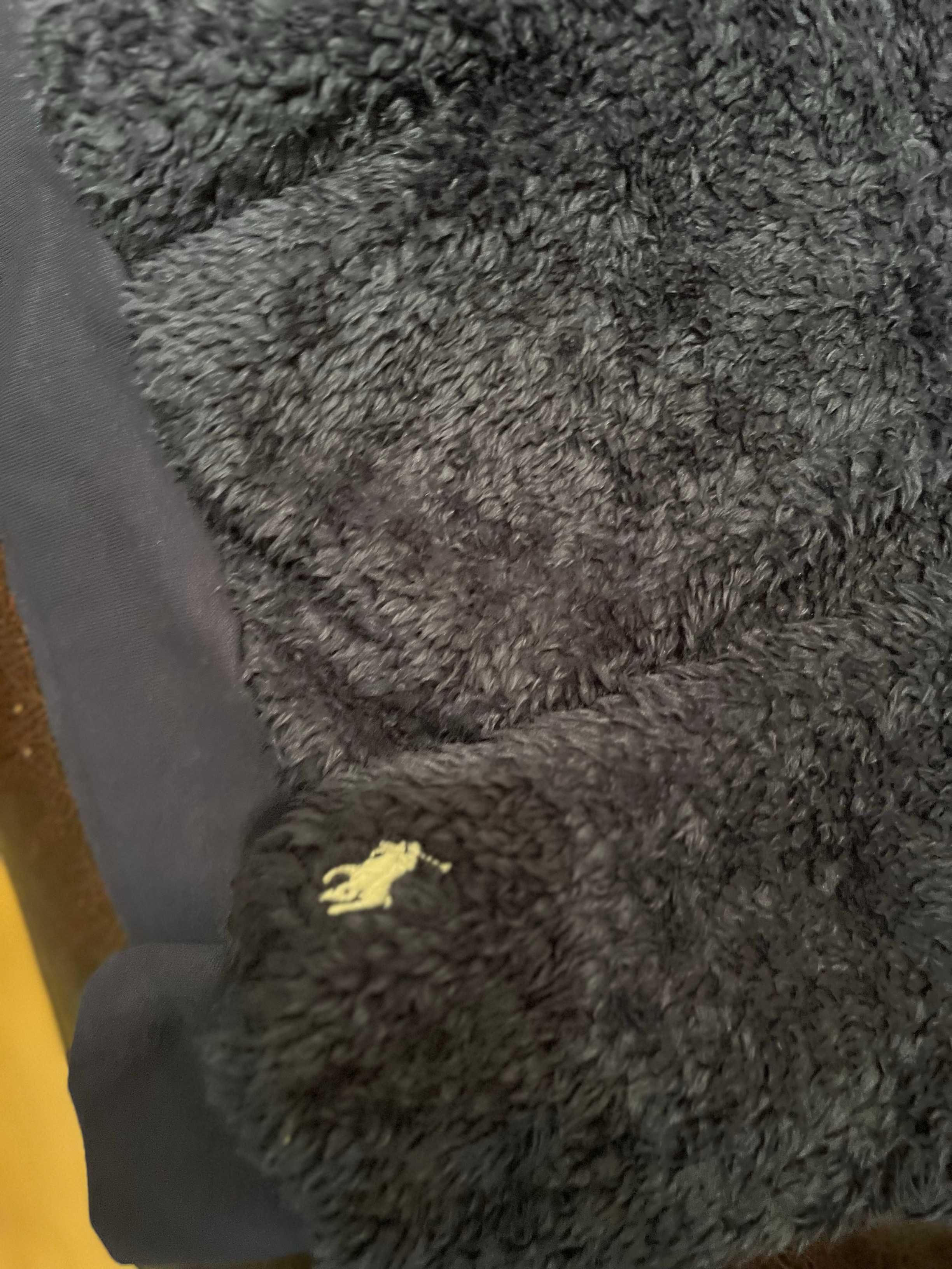 Polo Ralph Lauren sherpa fleece hoodie navy