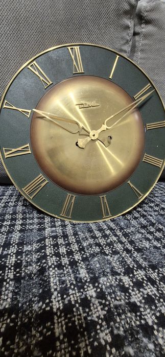 Ceas perete bronz masiv , Diehl mecanic