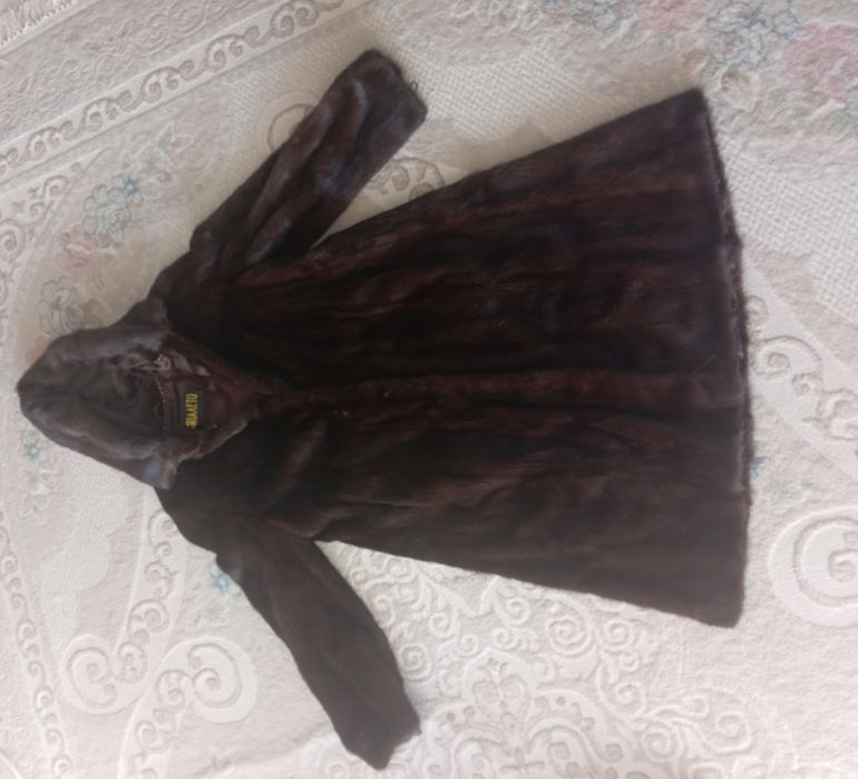 Натуральный норковая шуба