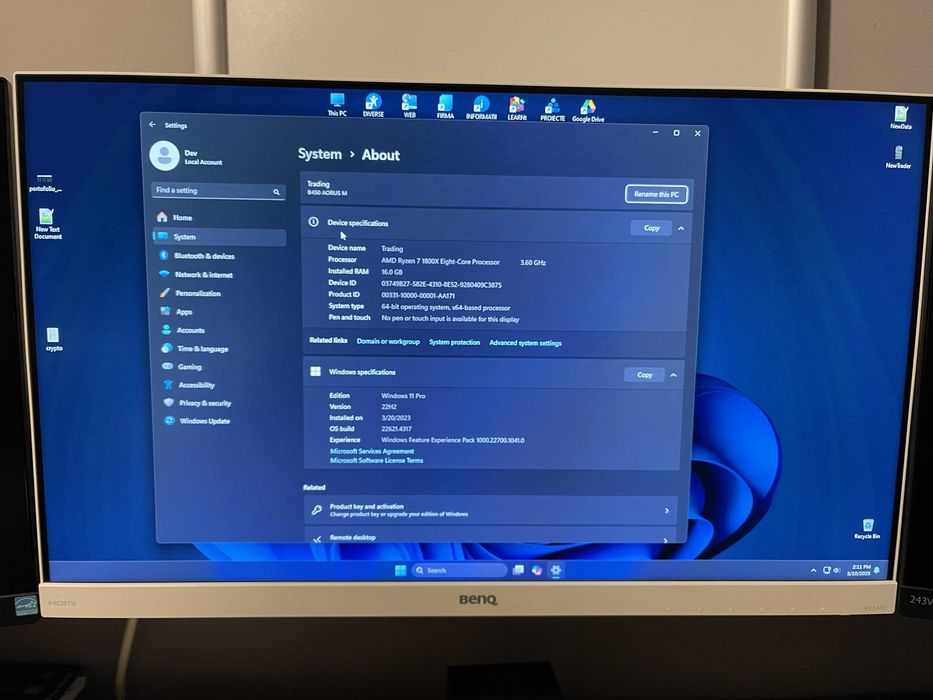 PC Gaming / Workstation Ryzen 7, 16GB RAM, Quadro, SSD NVMe