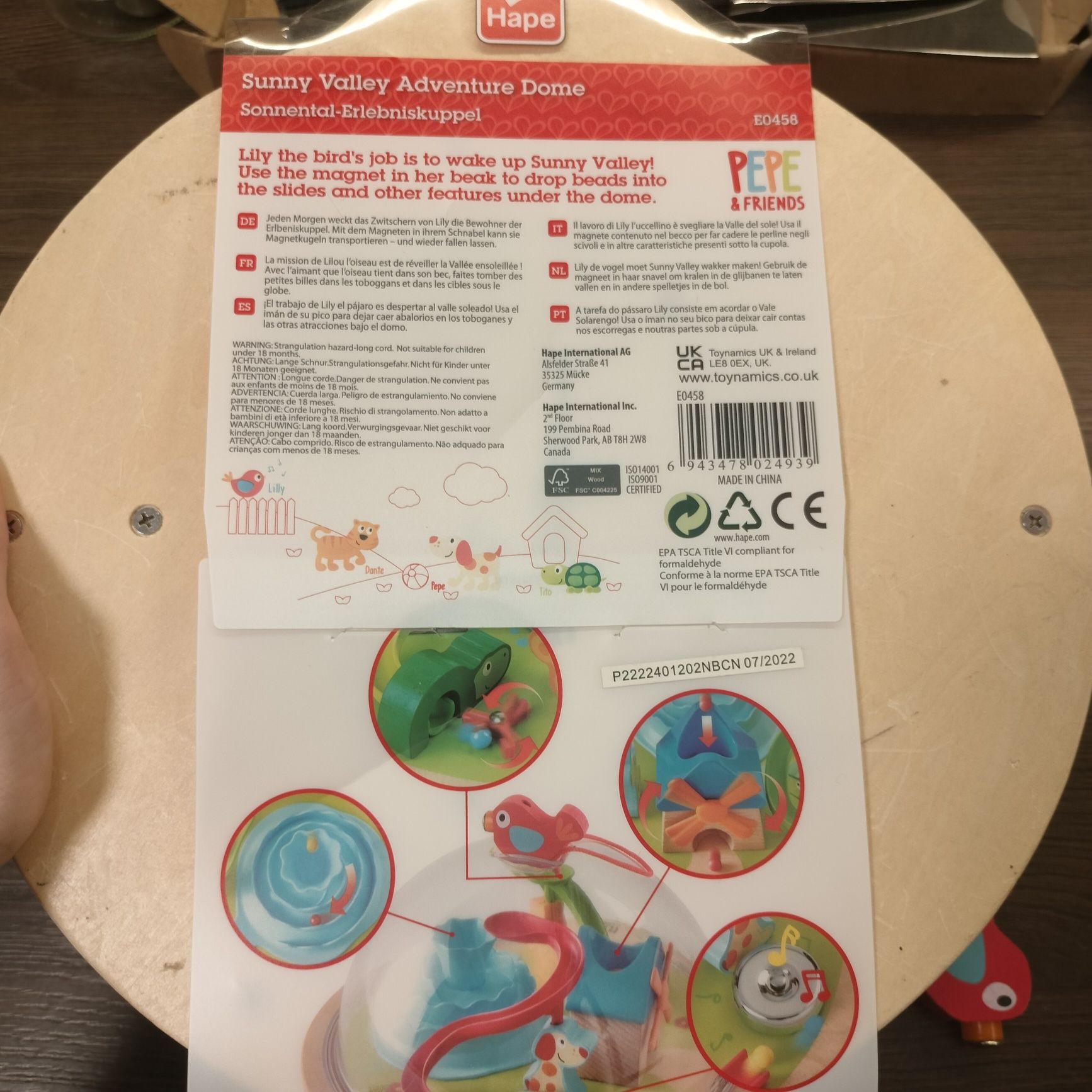 HAPE Приключенски купол Слънчева долина/Игра 24+ месеца, Sunny Valley