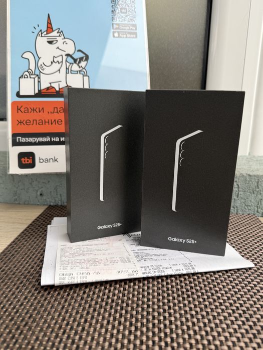 512GB*ЛИЗИНГ*65лв/м Samsung S25+*самсунг с25+ plus Icyblue/ Silver