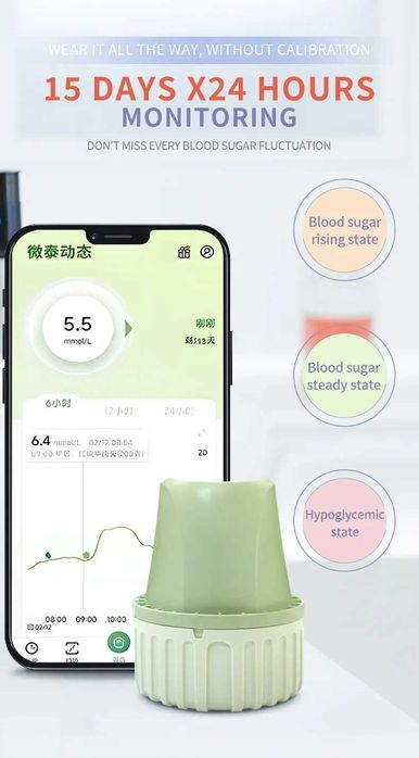 Senzor Glicemie CGM AIDEX GX-01S 15 zile