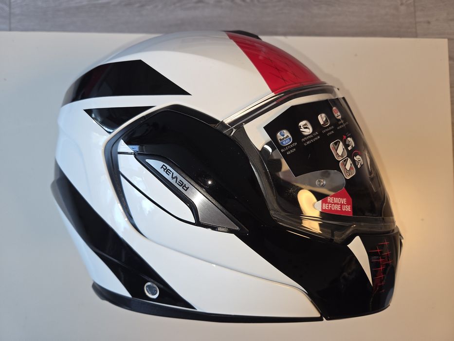 Casca moto Airoh Flip-up Rev 19 Red Gloss