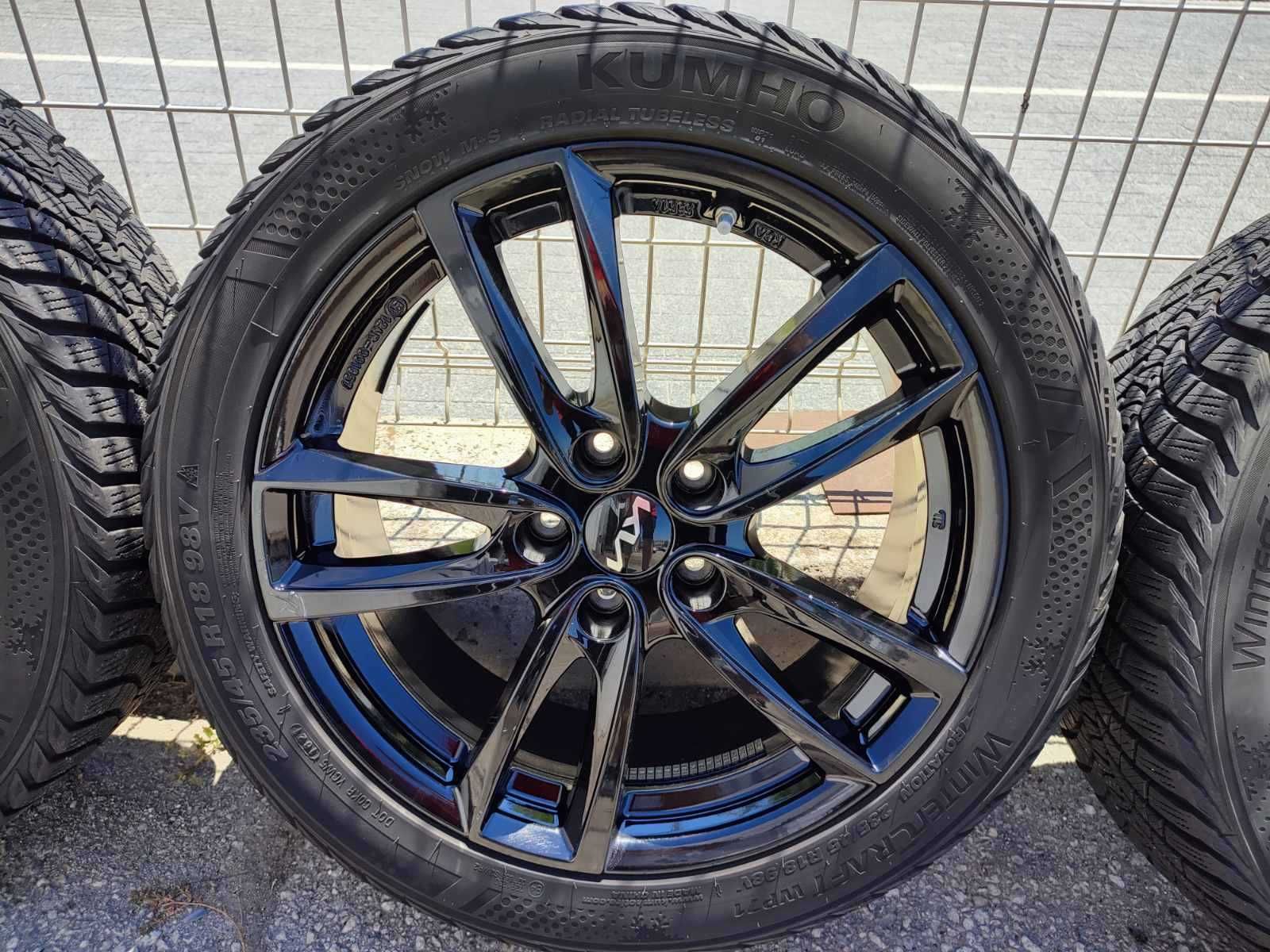 286 - 4бр. Алуминиеви джанти 18'' 5X114.3 гуми 235/45R18 Kia