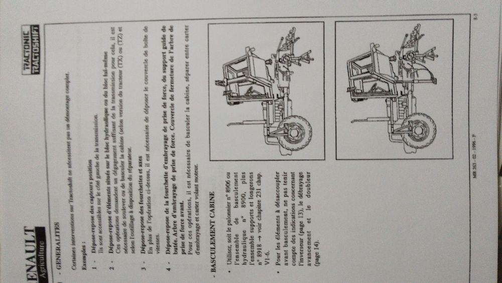 Manual reparatie  inversor Renault seria 54 și Temis tractonic