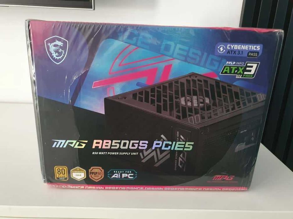 Sursa PC Desktop MSI MPG A850GS 850W Gold Sigilata ATX 3.1 PCIe 5.1