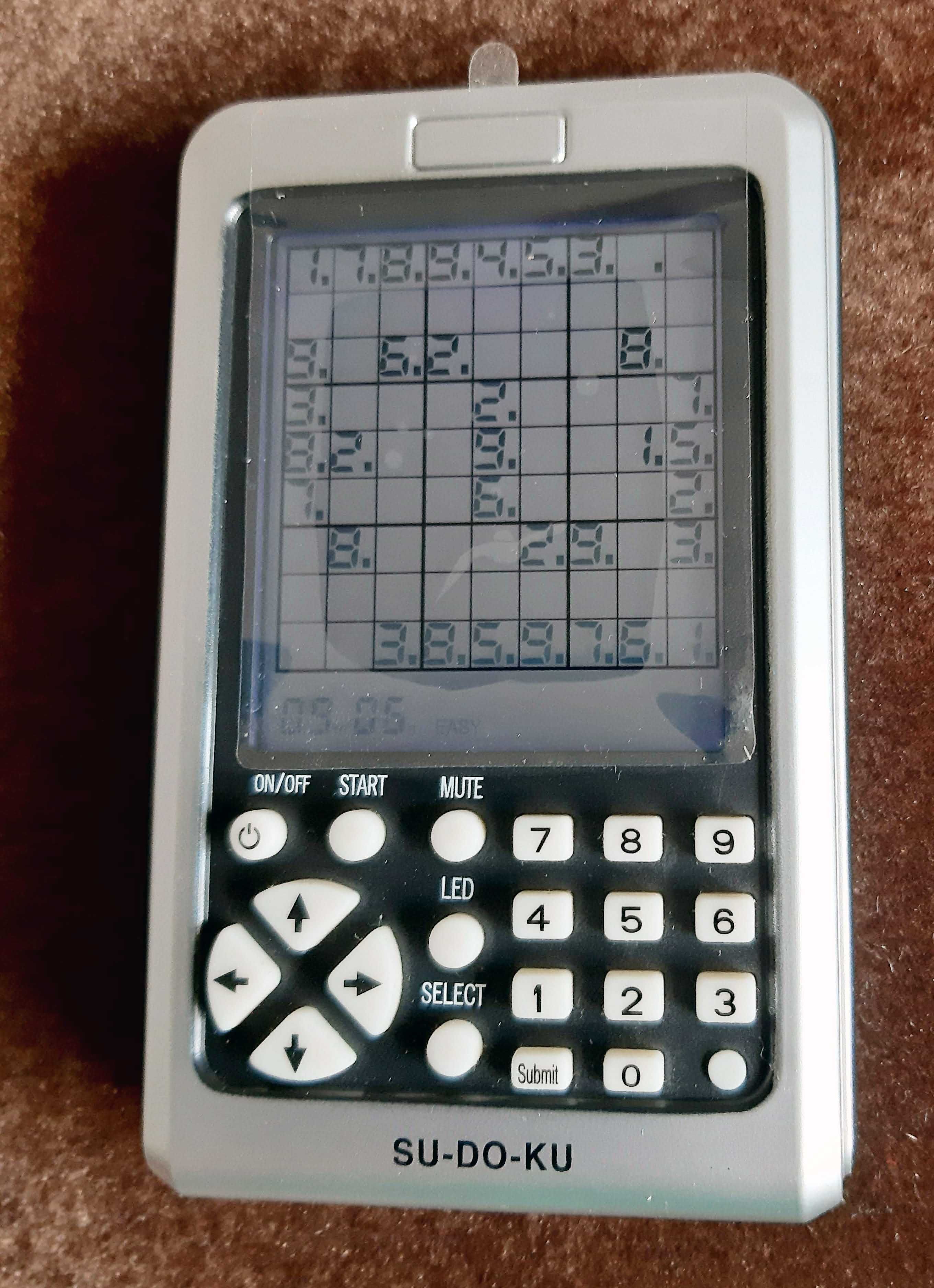 Sudoku electronic, nou