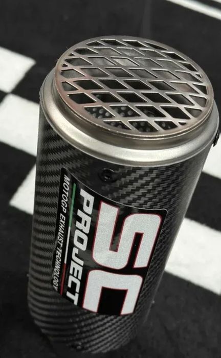 Evacuari moto carbon Sc Project/ Leovince 51mm/ toba moto racing
