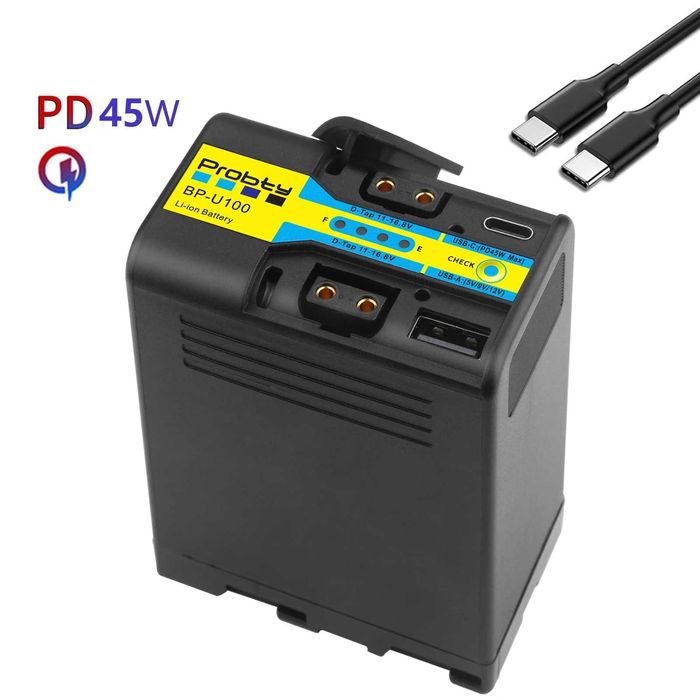 Батерия BP-U100 за Sony BP-U30 U60 U70 U90 с PD45W бързо зареждане