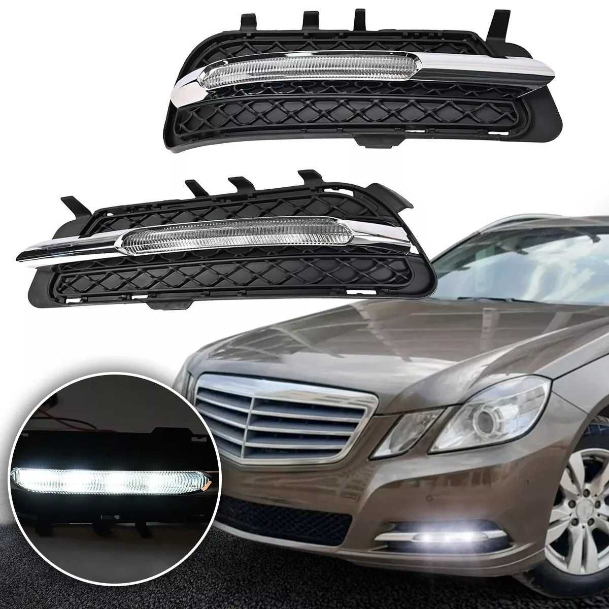 Оборудвани DRL светлини за Mercedes W212 Canbus. Нови гаранция !