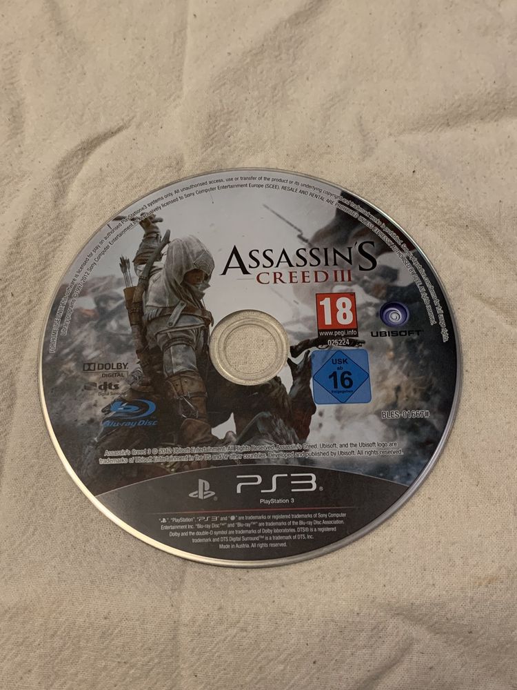 Joc Assassin’s Creeds 3 ( III ) pt Ps3 ( PlayStation 3 )