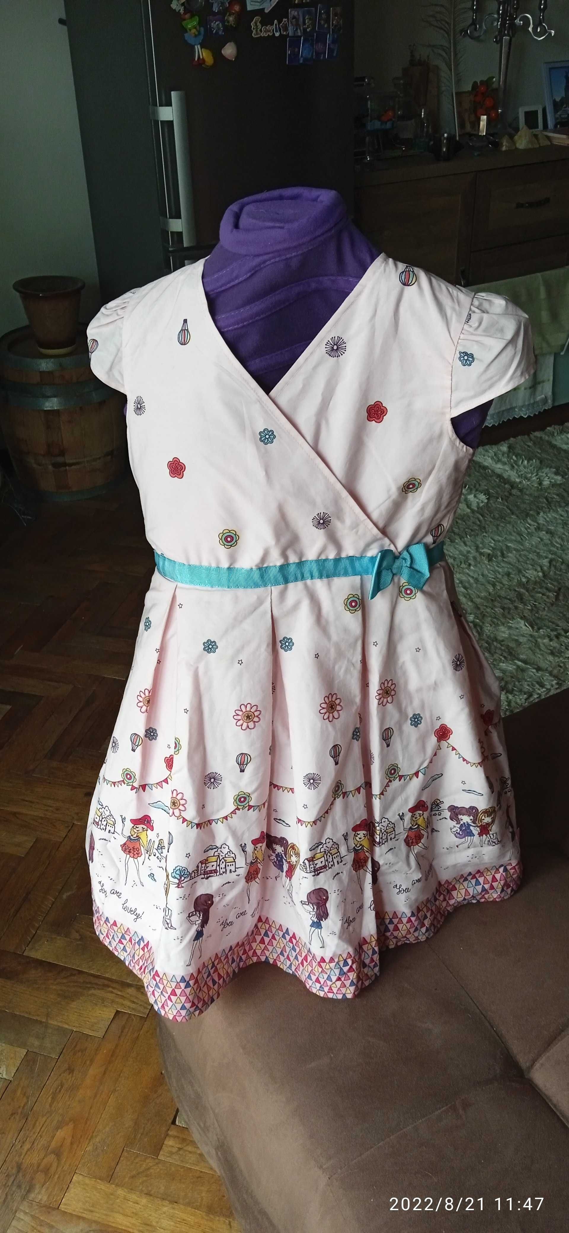 Детска памучна рокля