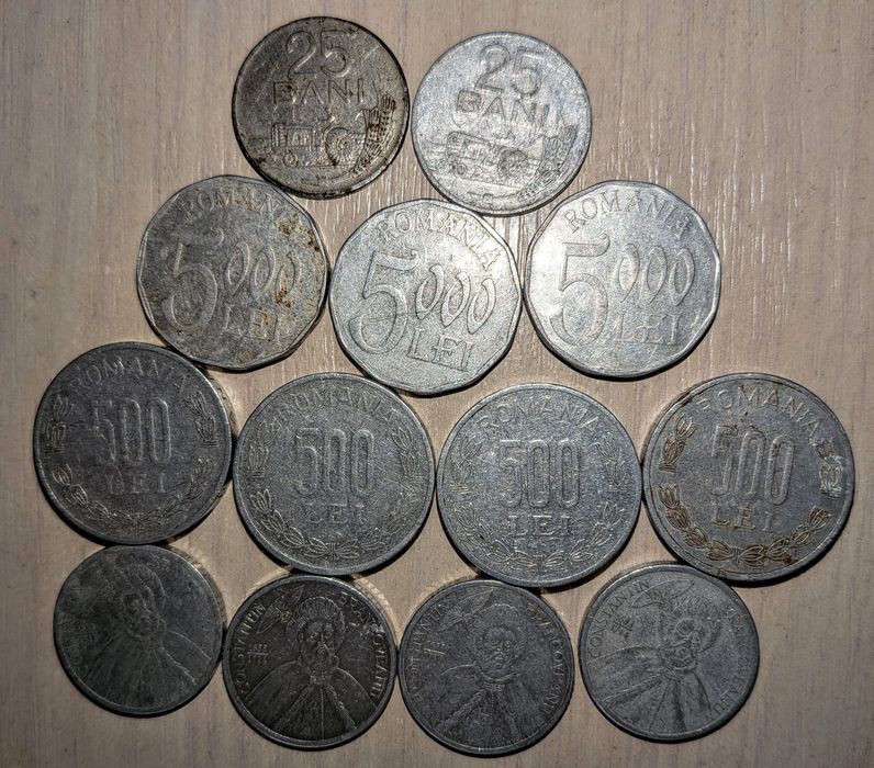 Monede vechi România 1960, 1982, 1999, 2000, 2001, 2002, 2004