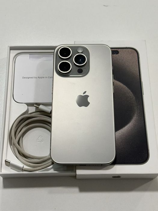 iPhone 15 Pro, Natural Titanium