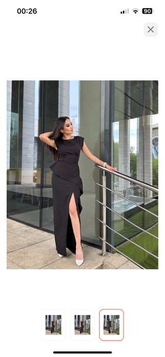 платье вечернее черное