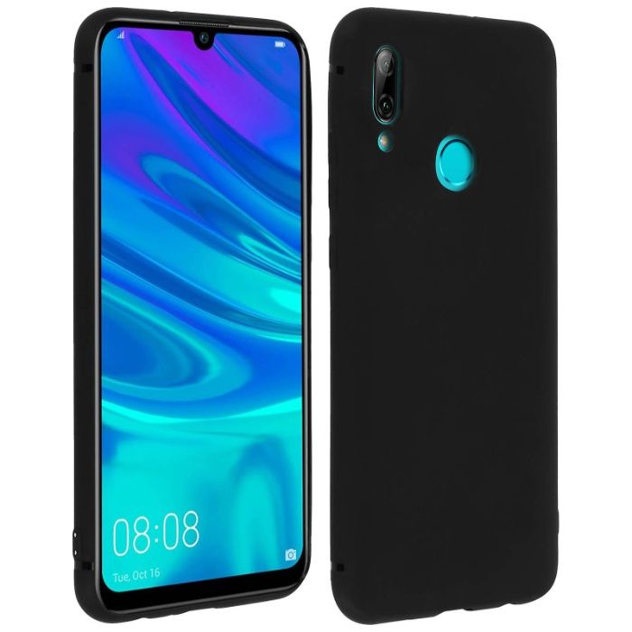 Черен силиконов калъф за Huawei P40/Lite/E/Pro/P30/P20/Mate 20/Honor