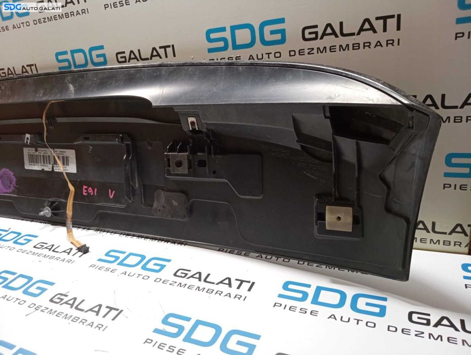 Eleron Spoiler Hayon Haion Portbagaj Culoare Black Sapphire Metallic BMW Seria 3 E91 2004 - 2011 Cod 7152494 7127054 7143263 [M6365]