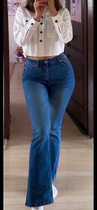 Blugi Evazati House, marimea S