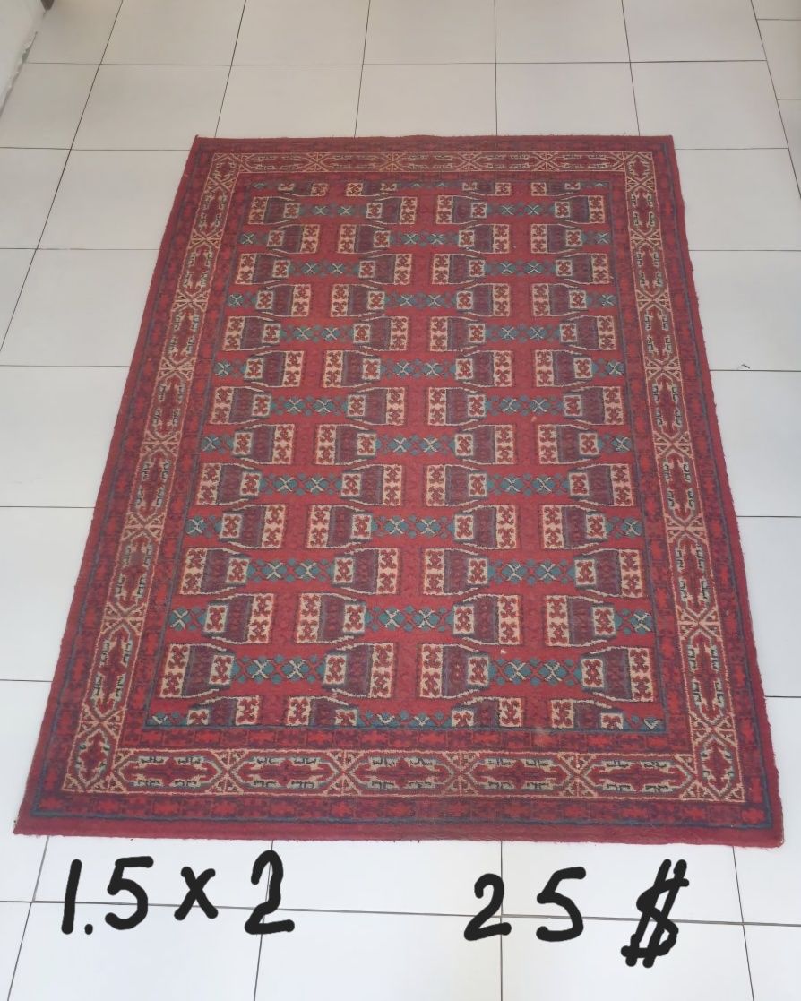Ковёр 10 штуки  1.5х2м гилам 2х3м шерсть 2.5 х 3.5м