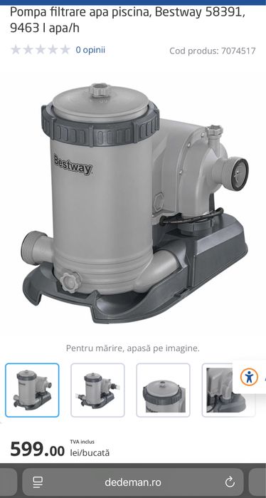 Piscina cadru metalic Intex 26726NP pompa,aspirator,scara 457 x 122 cm