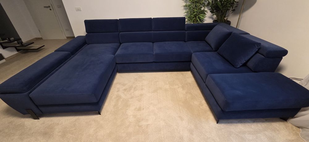 Coltar Molina XL albastru 335/180