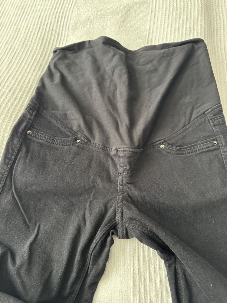 Skinny черни дънки за бременни H&M