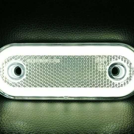 1 бр. Oвални ЛЕД LED неон габарити с 20 диода  12-24V 3 цвята