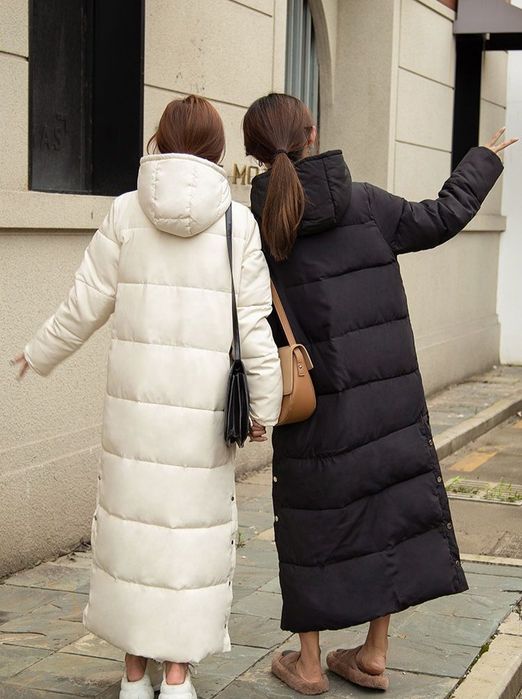 Женская куртка пуховик женский длинный зимний 50 52 54