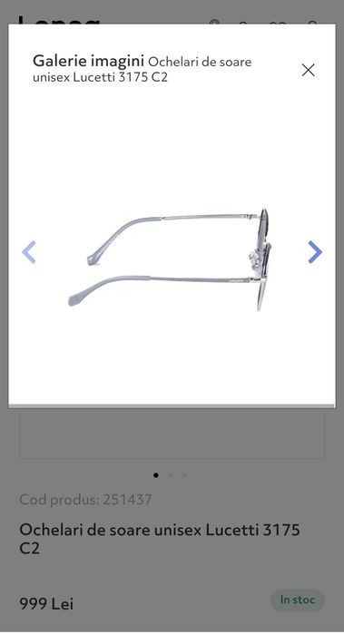 Ochelari de soare Lucetti ZT1034 C3 și 3175 C2, Noi