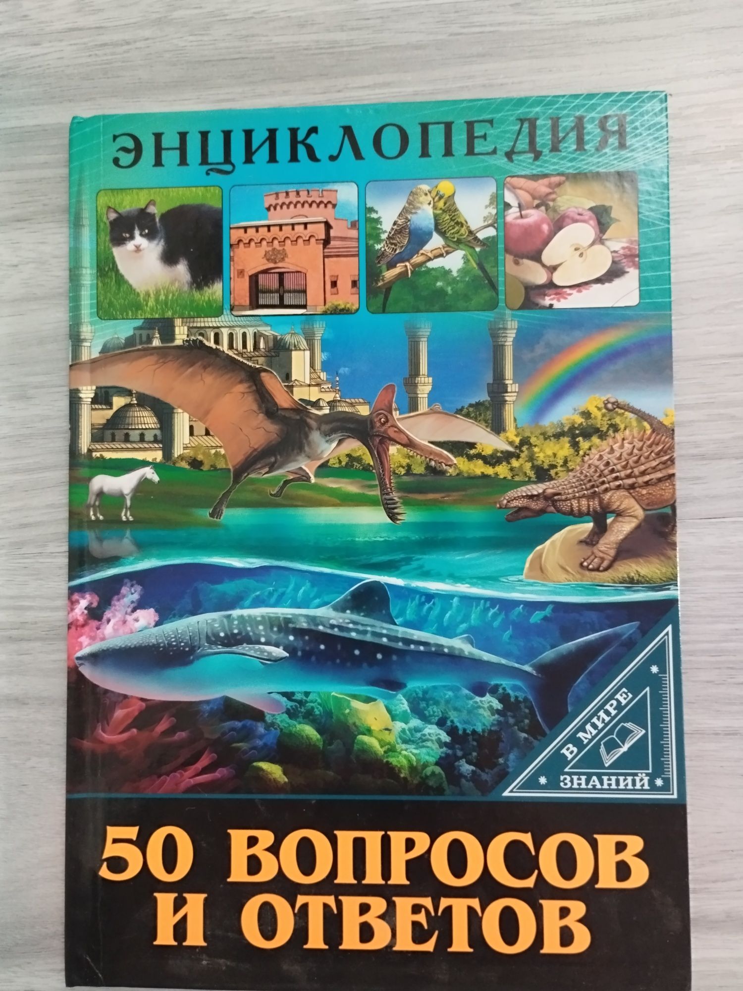 Две энциклопедии про динозавров и одна общие вопросы. Цена за всё!