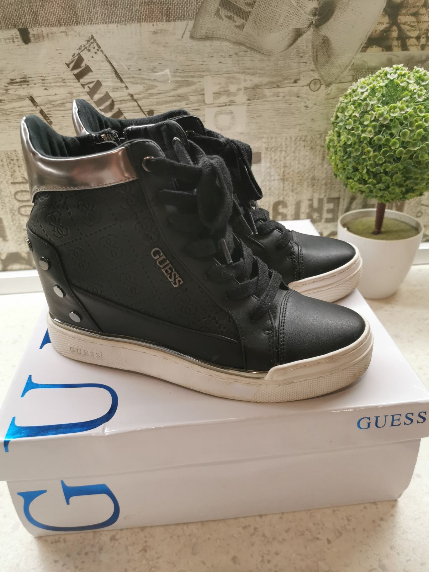 Guess обувки, високи кецове