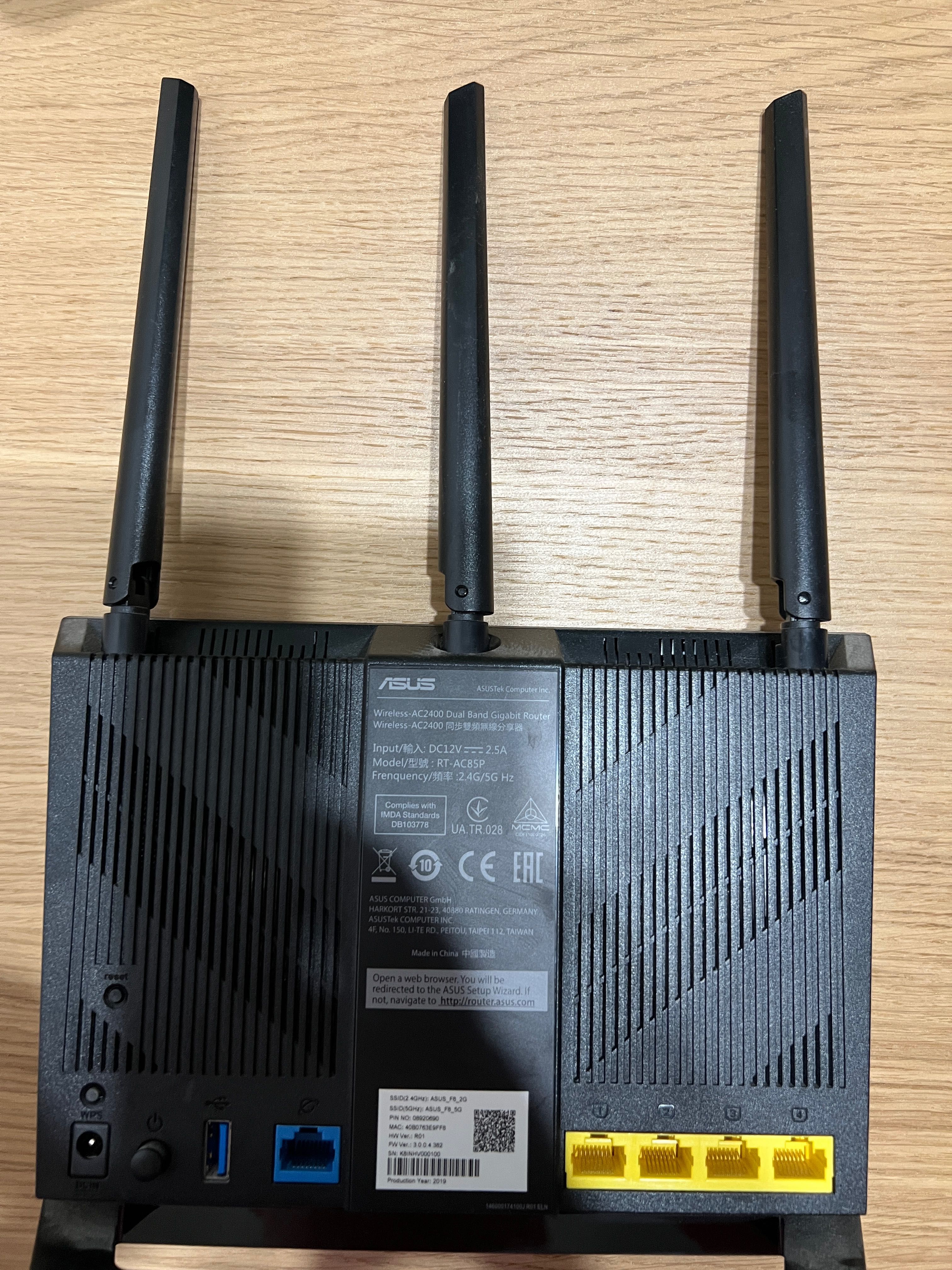 Router Wireless Gaming ASUS RT-AC85P